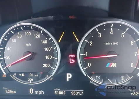 2015 BMW X5 M z USA, uszkodzony, nr VIN 5YMKT6C57F0C89617